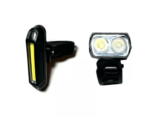 Kit éclairage vélo LED avant et arrière USB