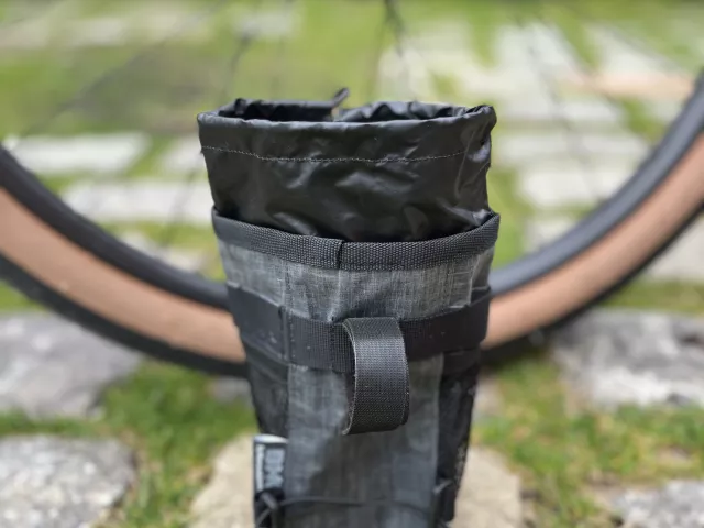 Food pouch bikepacking