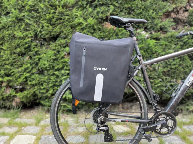 Bagagerie, Sacoche porte-bagage velotaf, Sacoche porte-bagages Dyken :  Dyken sacoche / sac à dos vélo 3 en 1 étanche