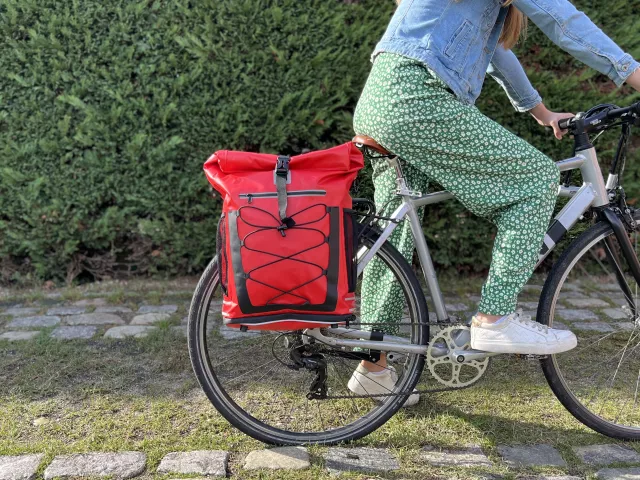 Sac De Selle À Sangle D'attache Pour Vélo, Bande Réfléchissante