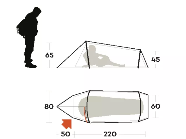 Ferrino Sling 1 dimensions